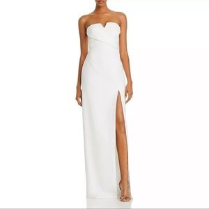 NWT Aidan Mattox Ivory Evening Gown size 0